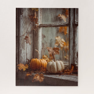 Herbst-Fenster-Puzzle Puzzle