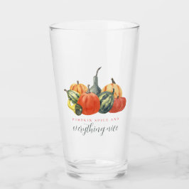Herbst Fete Herbst Party Bunte Pumpkins Bier Glas