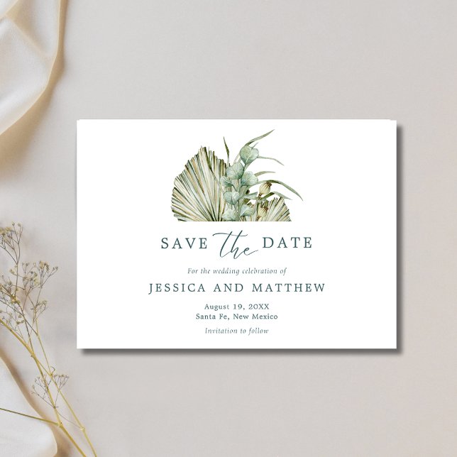 Herbst florale rustikale Hochzeit im Freien Save The Date (Fall Floral Rustic Outdoor Wedding Save The Date)