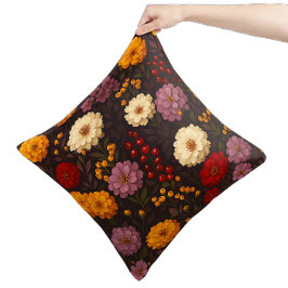 Herbst Florals - Bauernhof Boho Kissen