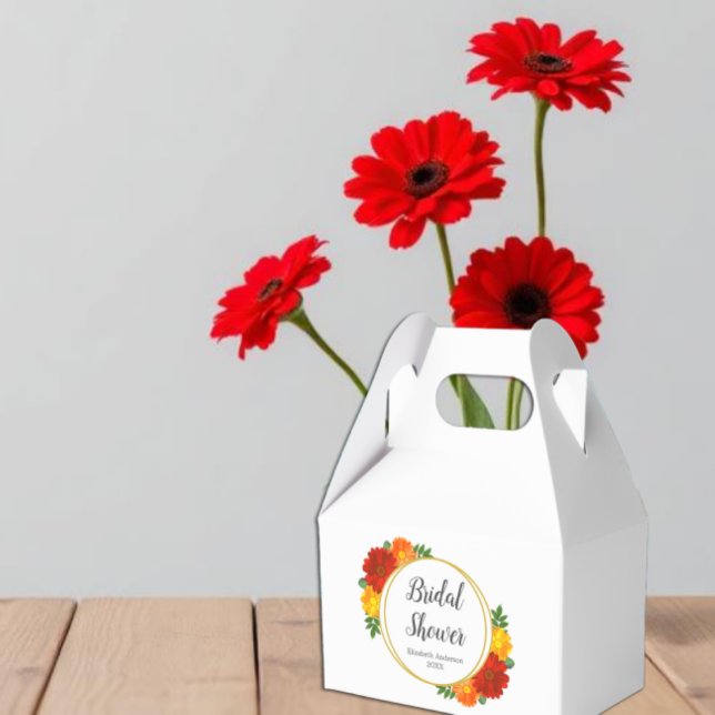 Herbst-Florals-Brautparty Geschenkschachtel (Von Creator hochgeladen)