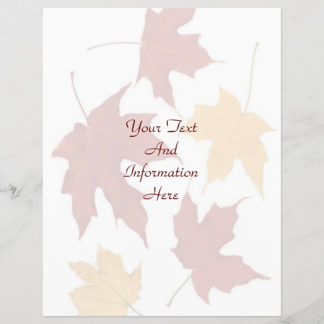 Herbst-Flyer Flyer (Vorne)