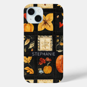Herbst Folk Art Quilt Muster Rustikales Patchwor Case-Mate iPhone Hülle