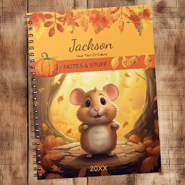Herbst Forest Hamster Notebook Notizblock