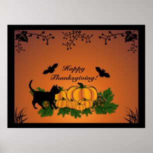 Herbst, Frohes Erntedankfest ! Poster