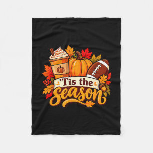 Herbst-Fußballspiel, es ist die Saison, Liebe Kürb Fleecedecke