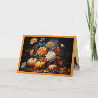 Herbst-Gebets-Grußkarte Karte