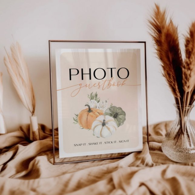 Herbst Geburtstag Foto Gästebuch Tafelunterschrift (Von Creator hochgeladen)