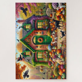 Herbst Gemütliche Hütte Charm 1014 Puzzle
