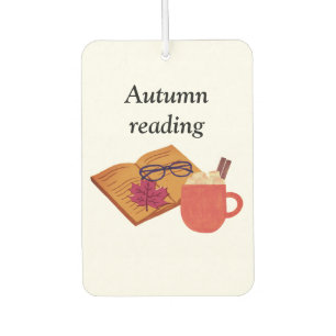 Herbst Gemütliche Lebensräume - heißes Cocoa, Buch Autolufterfrischer