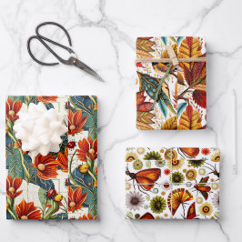 Herbst Geschenkpapier Set