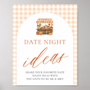Herbst-Gingham-Frisch-auf-dem-Markt-Date-Night-Ide Poster