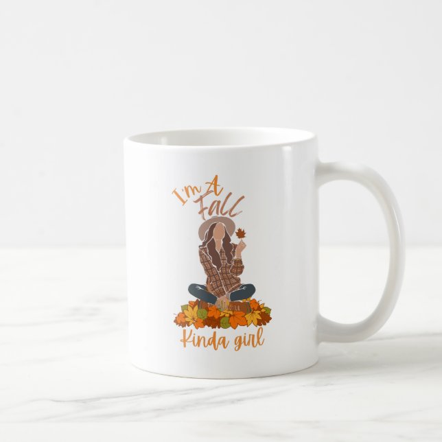 Herbst-Girl-Tasse Kaffeetasse (Rechts)