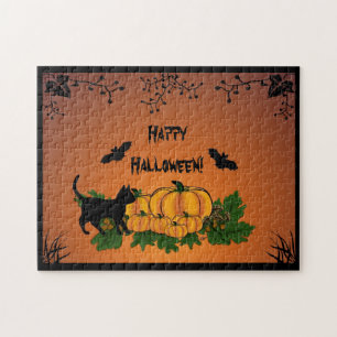 Herbst, glückliches Halloween! Puzzle
