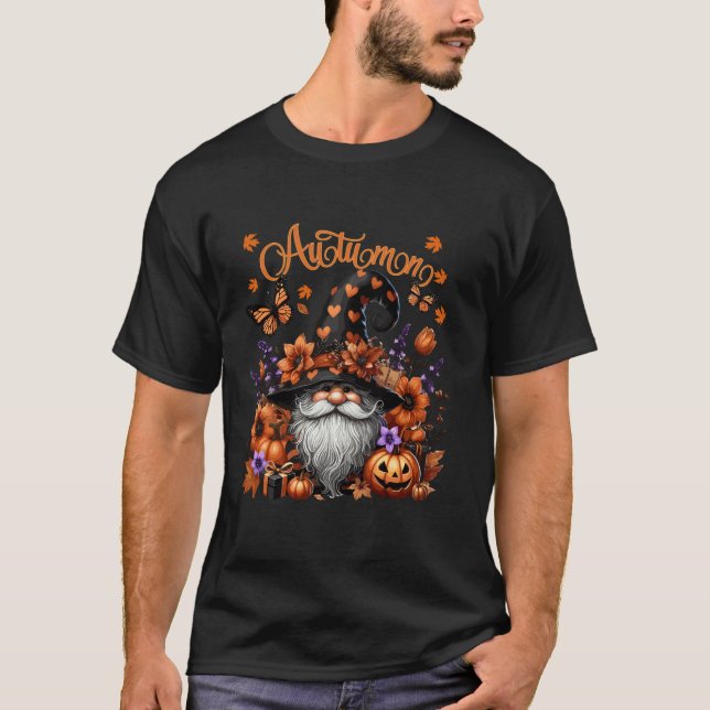 Herbst-Gnom-Charm  T-Shirt (Vorderseite)