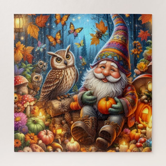 Herbst-Gnom-Puzzle Puzzle (Vertikal)