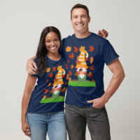 Herbst Gnome Acorn Brown Orange Herbstlaubs Unisex