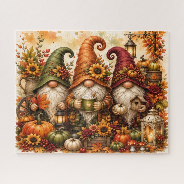Herbst-Gnome-Puzzle Puzzle (Horizontal)