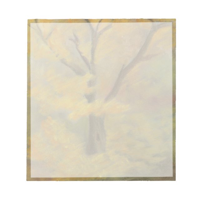 Herbst Gold Notizblock (Vorderseite)