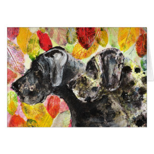 Herbst Great Dane Kunst