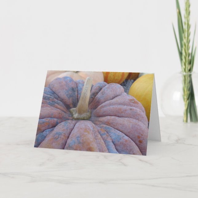 Herbst Grüße! Dankeskarte (Vorderseite)