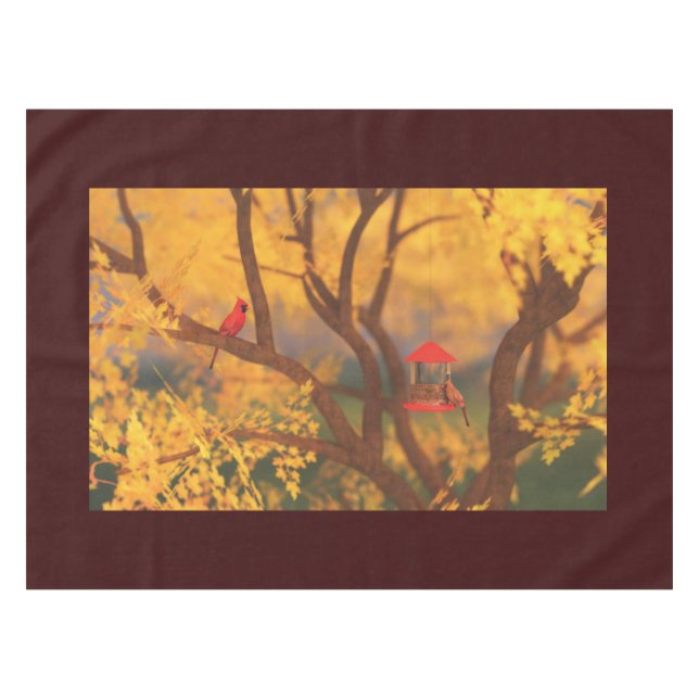 Herbst Guardian Tablecloth Tischdecke (Vorderseite (Horizontal))
