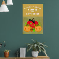 Herbst Halloween Brautparty Hochzeit Gratuliere
