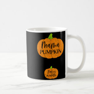 Herbst Halloween Thanksgiving Mama und Baby-Kürbis Kaffeetasse