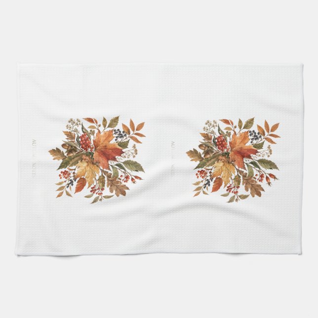 Herbst-Handtuch Geschirrtuch (Horizontal)