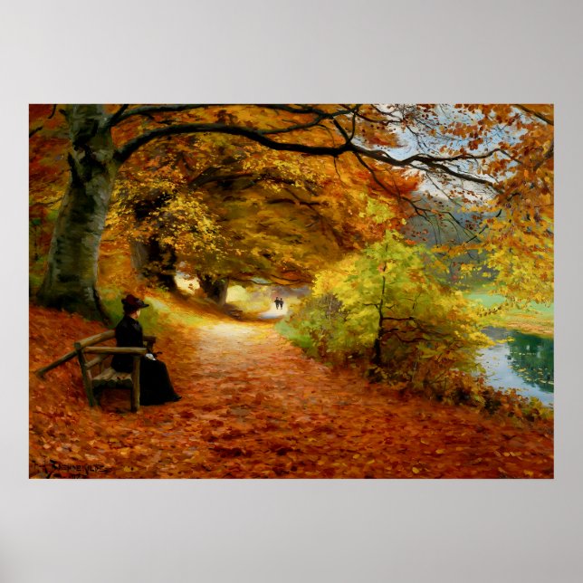 Herbst - Hans Andersen Brendekilde Poster (Vorne)