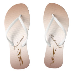 Herbst Harvest Wedding Bridesmaid Flip Flops