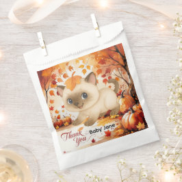 Herbst Herbst Babydusche für Katzenliebhaber Geschenktütchen