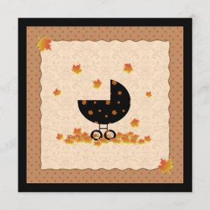 Herbst Herbst Babydusche lädt Gender Neutral ein Einladung