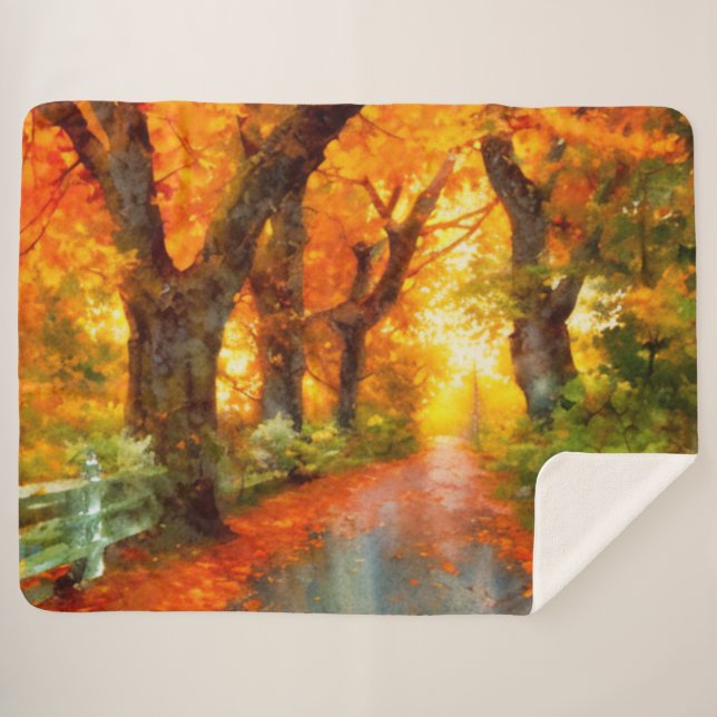 Herbst/Herbst/Blätter/Art Sherpadecke (Vorderseite (Horizontal))