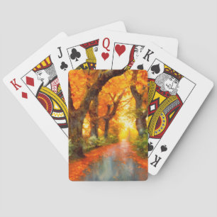 Herbst/Herbst/Blätter/Art Spielkarten