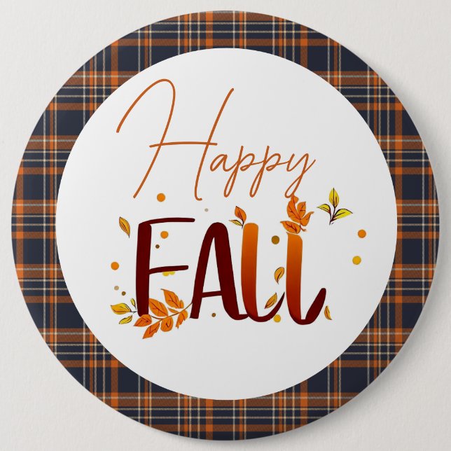 Herbst/Herbst/Blätter Button (Vorderseite)