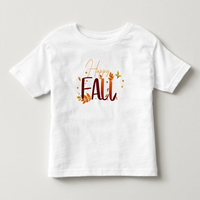 Herbst/Herbst/Blätter Kleinkind T-shirt (Vorderseite)