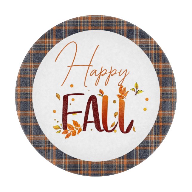 Herbst/Herbst/Blätter Schneidebrett (Vorderseite)