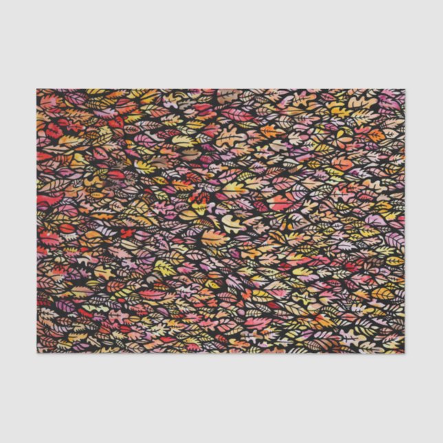 Herbst Herbst-Blätter Seidenpapier (Vorderseite)