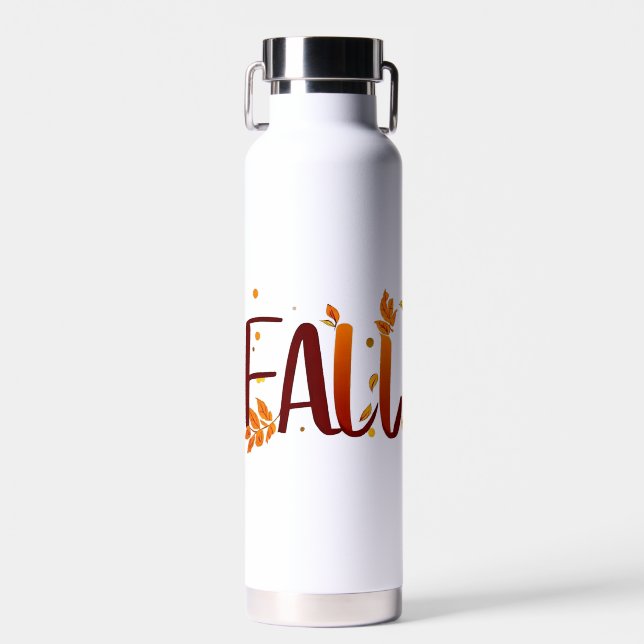 Herbst/Herbst/Blätter Trinkflasche (Vorne)