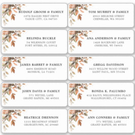 Herbst Herbst bleibt Rustikal Country Guest Addres Aufkleber