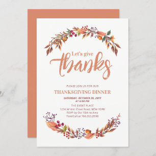 Herbst/Herbst Dank der Einladung zum Abendessen