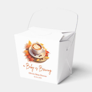 Herbst Herbst Ein Baby Braut Kaffee Baby Shower Geschenkschachtel