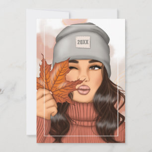 Herbst - Herbst Erntedank Gruß Feiertagskarte