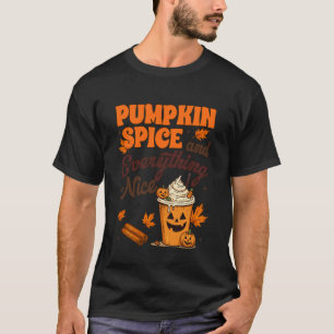 Herbst Herbst Erntedankfest Kürbisgewürz & Alles T-Shirt