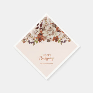 Herbst/Herbst-Freunde geben /Dank für das Abendess Serviette