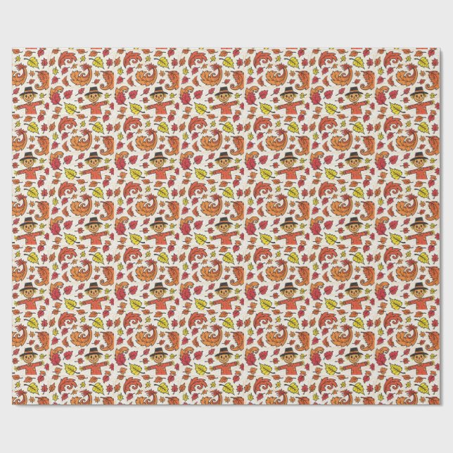 Herbst Herbst  Geschenkpapier (Flach)