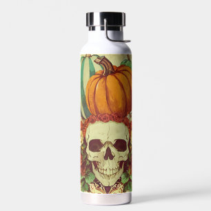 Herbst/Herbst/Halloween/Kürbis/Skelett Trinkflasche