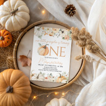 Herbst Herbst Herbst Baby Girl Party einladen