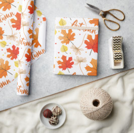 Herbst Herbst-Herbstlaube Geschenkpapier